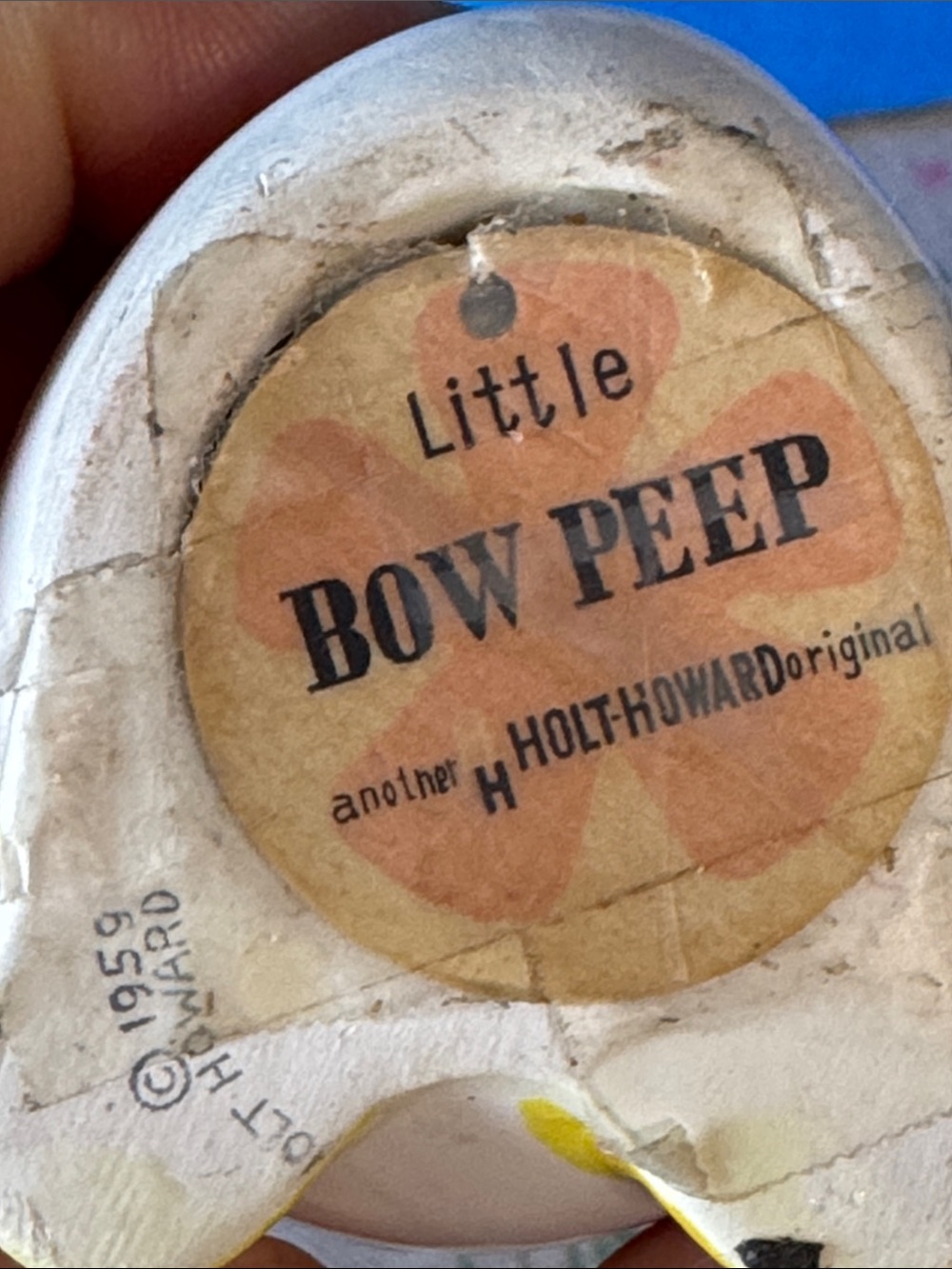 Rare Vintage 1959 Holt Howard Bo Peep Chicken Salt Shaker - Picture 11 of 14